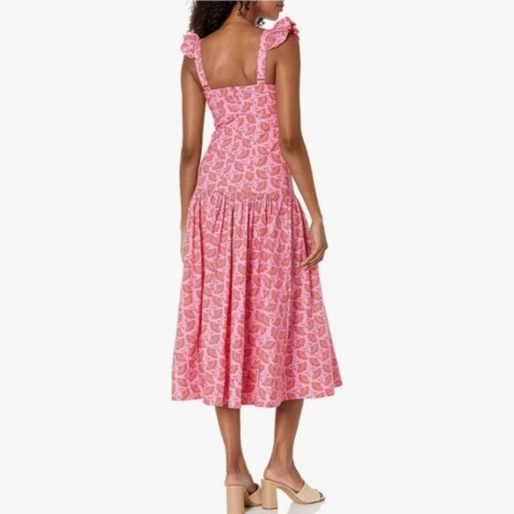 NWT Likely Sherry Orchid Multi A-Line Midi Dress - Picture 3 of 16